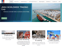 Tablet Screenshot of jinsuworldwide.com